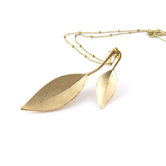 Magnolia Long Gold Necklace