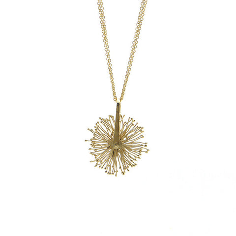 Spinning Sparkle Gold Long Necklace