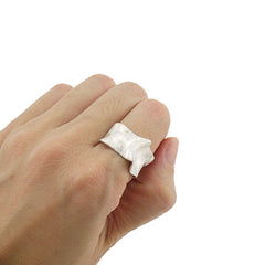 Pointy Mount Sterling Silver Ring