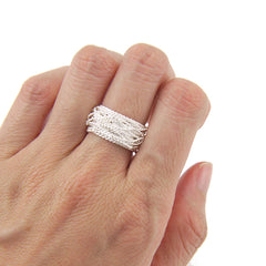Yarn Sterling Silver Ring