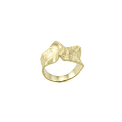 Pointy Mount Gold Sterling Silver Ring