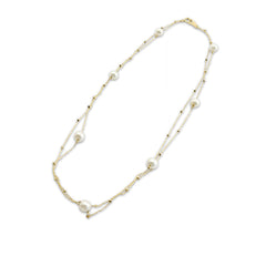 18k Gold With Akuya Pearl Two-way Necklace