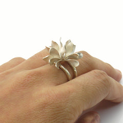 Bromeliad Sterling Silver Ring